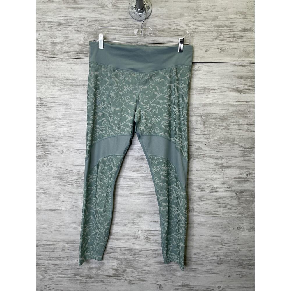 Under Armour Speed Pocket Compression Leggings Womens Large Green Camo‎ 1373330